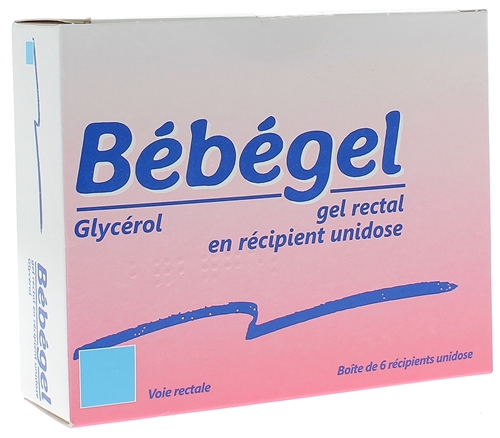 Bebegel gel rectal en récipient unidose - boîte de 6 récipients unidoses