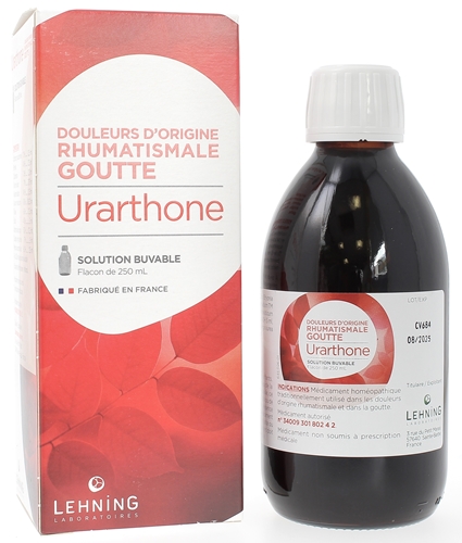 Urarthone solution buvable Lehning - flacon de 250 ml
