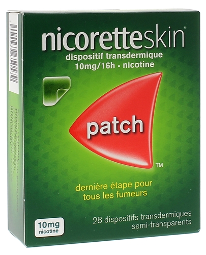 NicoretteSkin 10mg/16h dispositif transdermique - boite de 28 patchs