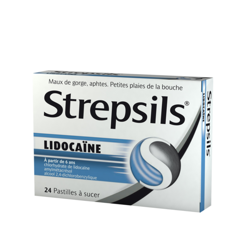 Strepsils lidocaïne pastille à sucer - 24 pastilles