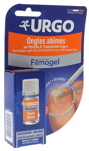 Filmogel ongles abîmés par mycoses et traumatismes Urgo - flacon de 3,3 ml