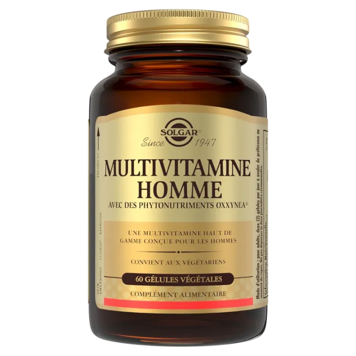Multivitamin für Männer Solgar - Dose mit 60 Kapseln