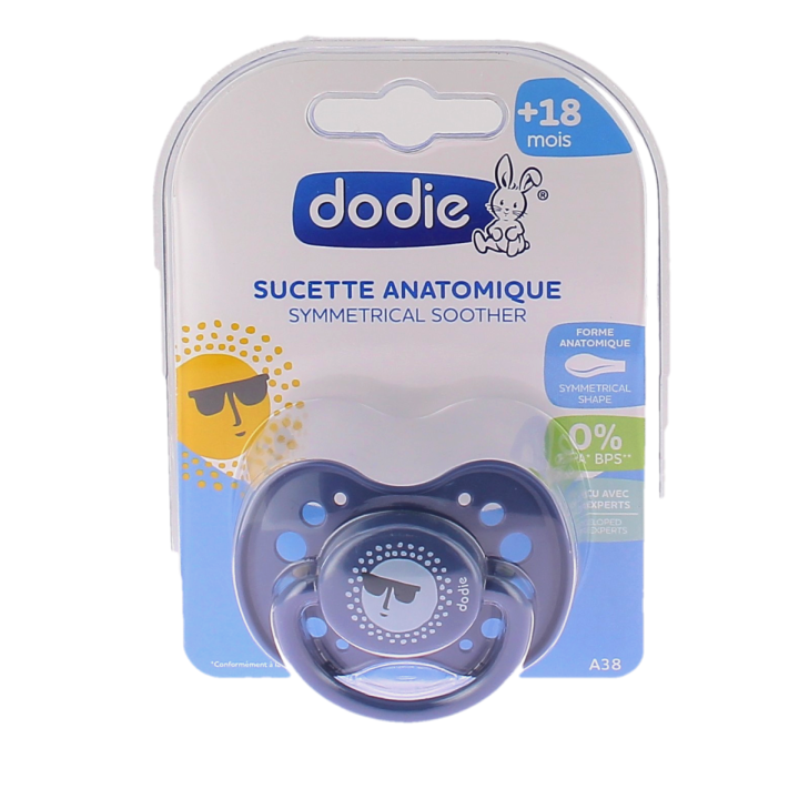 Anatomische Schnuller +18 Monate Dodie - ein Schnuller