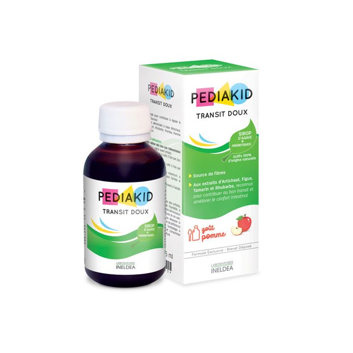 Pediakid sanfte Transit Apfelgeschmack - Flasche mit 125 ml