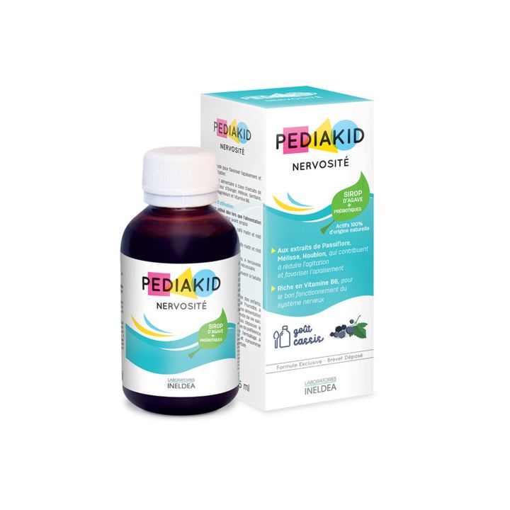Pediakid Nervosität Geschmack Schwarze Johannisbeere - Flasche mit 125 ml