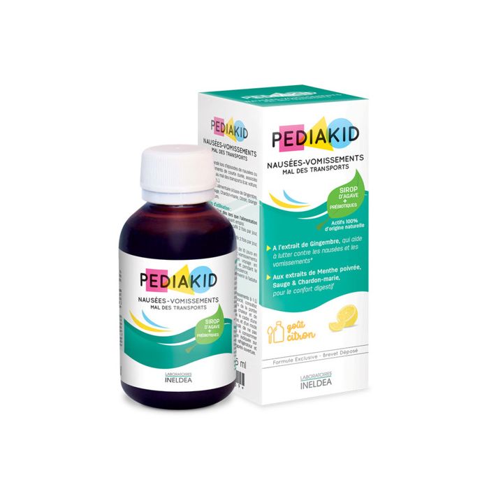 Pediakid Reisekrankheit Geschmack Zitrone - Flasche mit 125 ml
