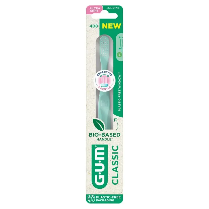 Classic bio-basierte Ultra Soft Gum Zahnbürste - eine Zahnbürste