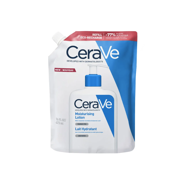 Feuchtigkeitsspendende Milch Cerave - Öko-Nachfüllung von 473 ml