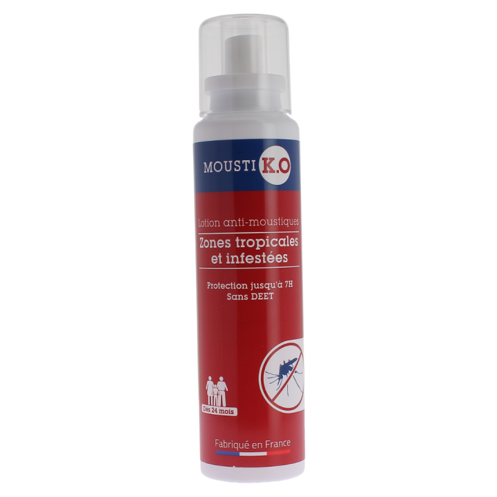 Mousti K.O Mückenabwehrlotion Grüne Marke - Flasche mit 200 ml