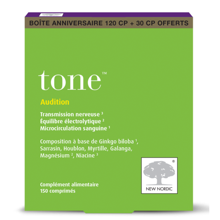 Tone Audition New Nordic - 120 Tabletten + 30 geschenkt