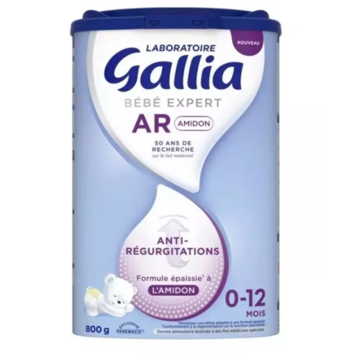 Baby Expert AR Stärke Pulver 0-12 Monate Gallia - Dose 800g