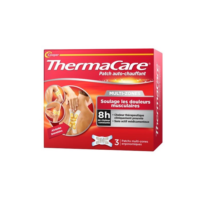 ThermaCare 8-Stunden-Multi-Zonen-Wärmeauflagen - 3 Auflagen