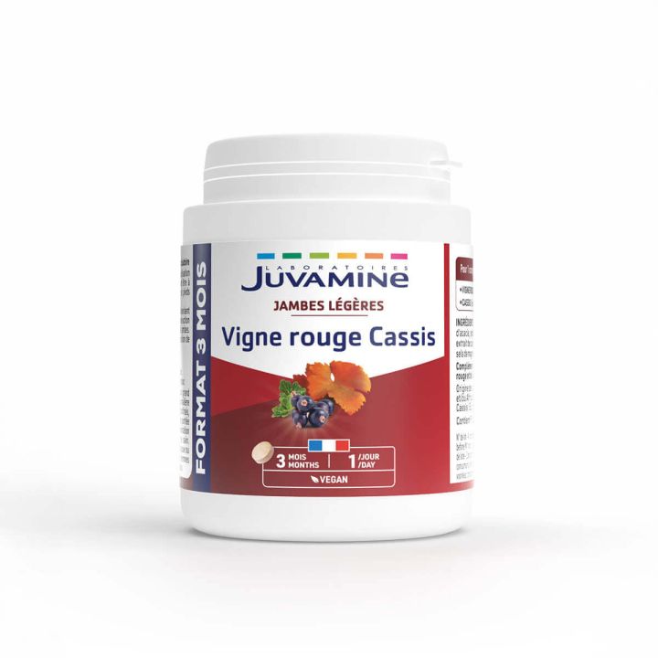 Rote Traube Cassis Juvamine - 90 Tabletten