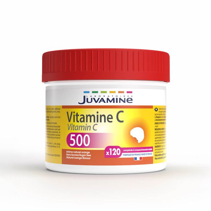Vitamin C 500 Juvamine - Packung mit 120 Tabletten