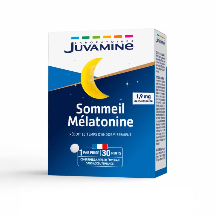 Schlaf Melatonin Juvamine - Packung mit 30 Tabletten