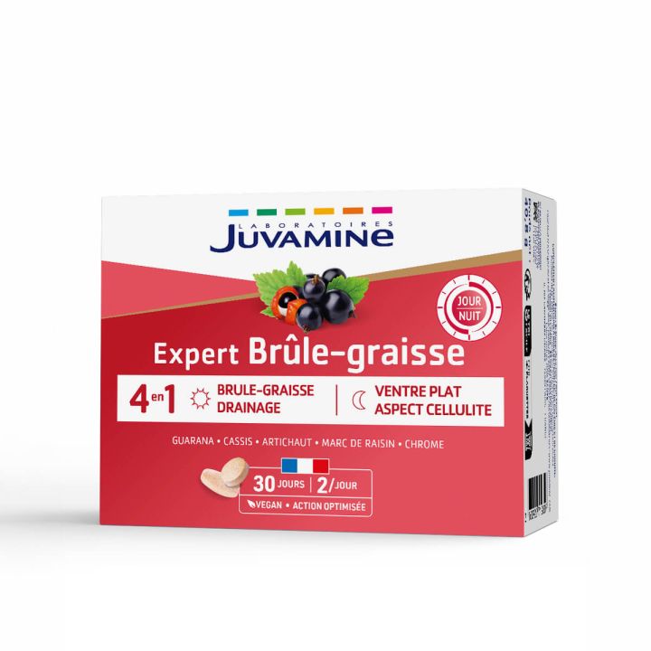 Experte Fettverbrenner Juvamine - Packung mit 30 Tabletten