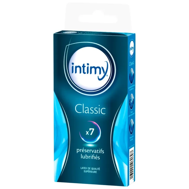 Classic Intimy Gleitmittelkondome - Packung mit 7 Kondomen