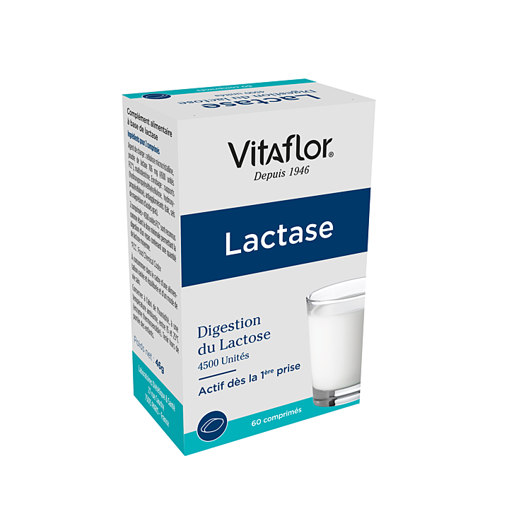 Lactase Vitaflor - 60 Tabletten Packung
