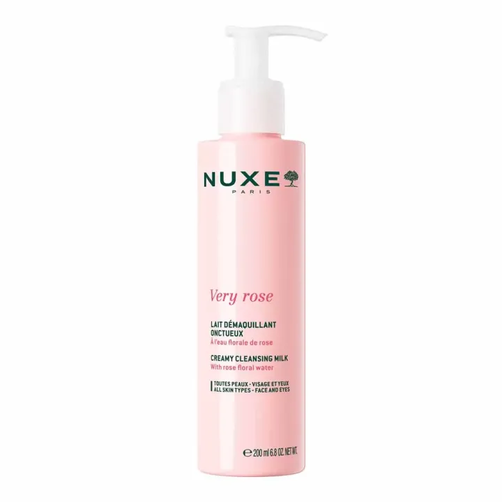 Very Rose Milch Make-up Entferner Nuxe - Pumpflasche 200ml