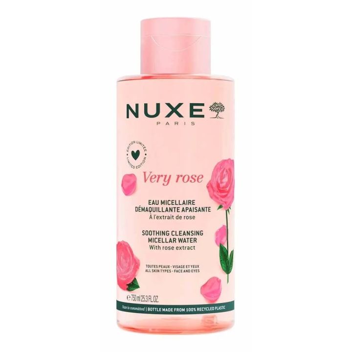 Very Rose Mizellen-Reinigungswasser beruhigend Nuxe - Flasche 750ml