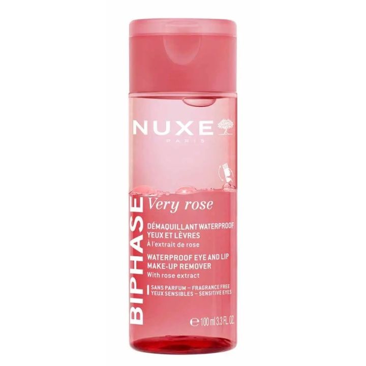 Very rose Augen-Make-up-Entferner wasserfest Nuxe - Flasche mit 100 ml