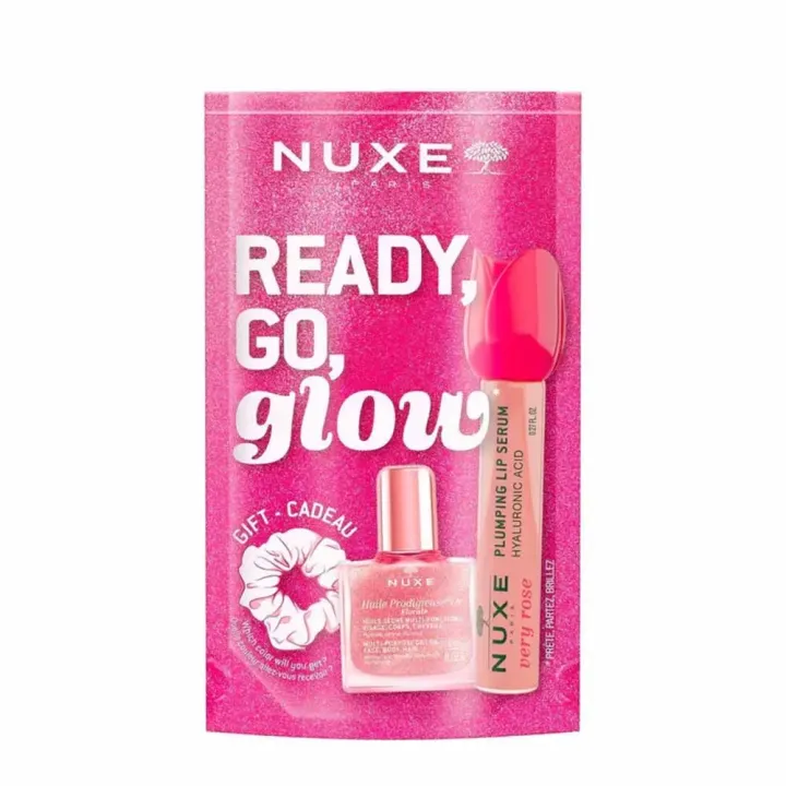 Coffret Ready, Go, Glow Rose Nuxe - Set mit 3 Produkten