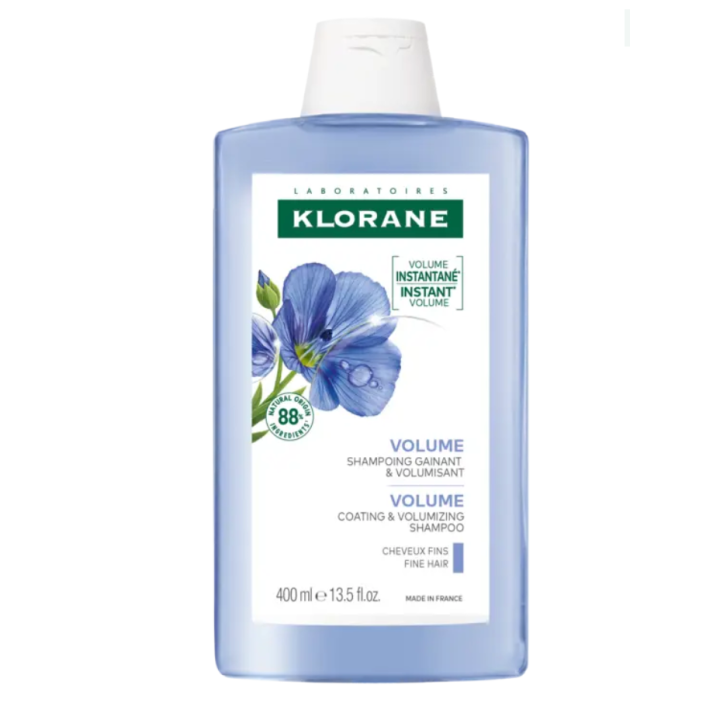 Shampooing Volumen mit Bio-Leinsamen Klorane - Flasche mit 400 ml