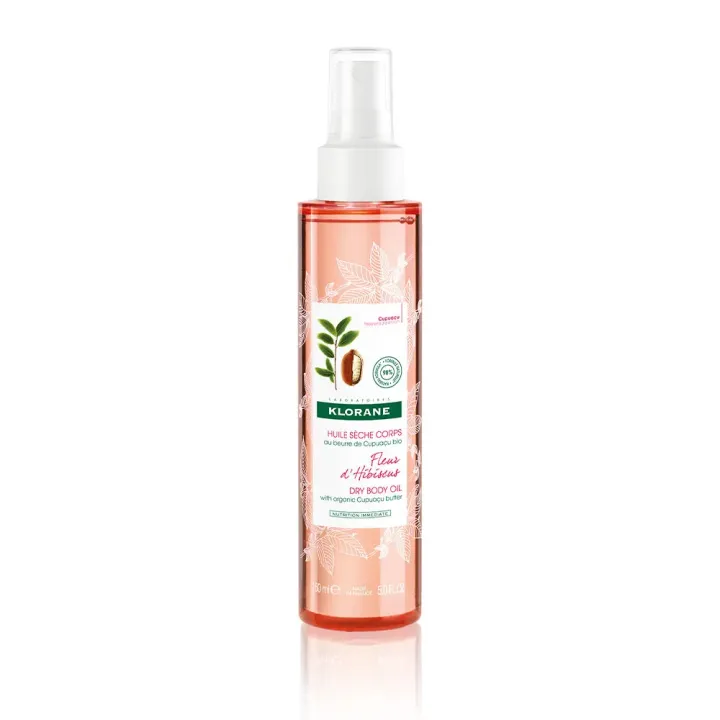 Körper-Trockenöl Hibiskusblüte Klorane - Spray 150 ml