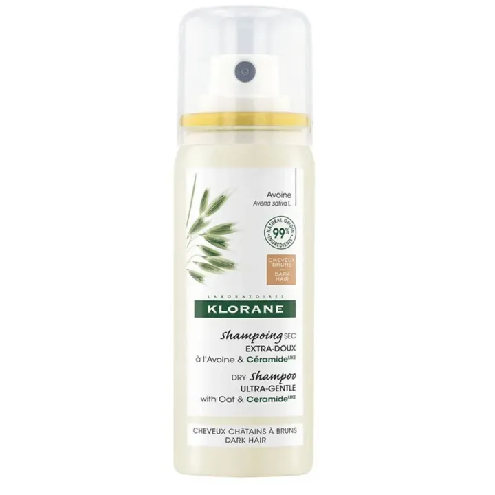 Extra-sanfter Trockenshampoo Klorane - Spray mit 50ml
