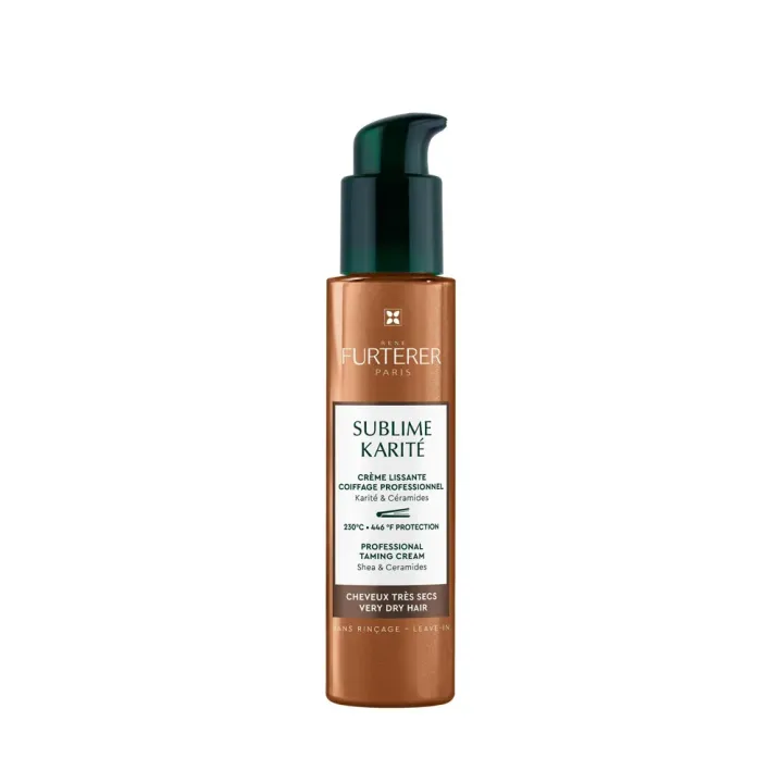 Sublime Karité Glättende Creme Professionelles Styling René Furterer - Pumpflasche 100ml