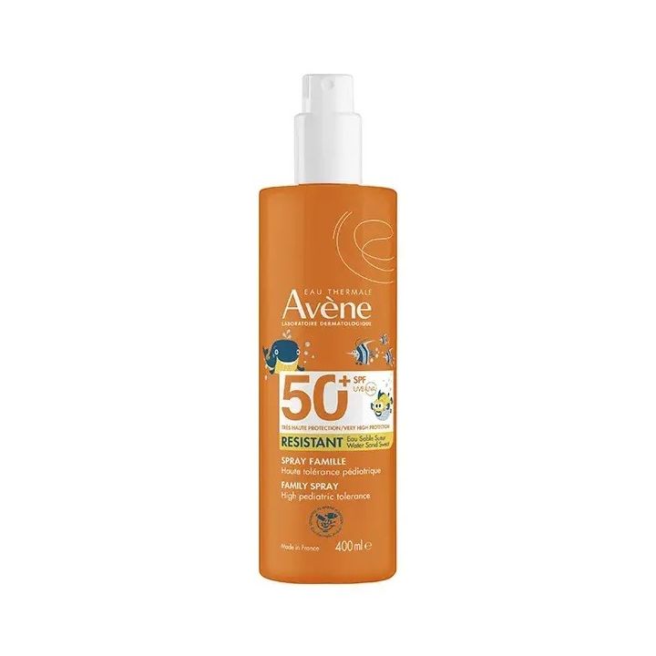 Sonnenspray für die Familie wasserfest SPF50+ Avène - Spray von 400 ml