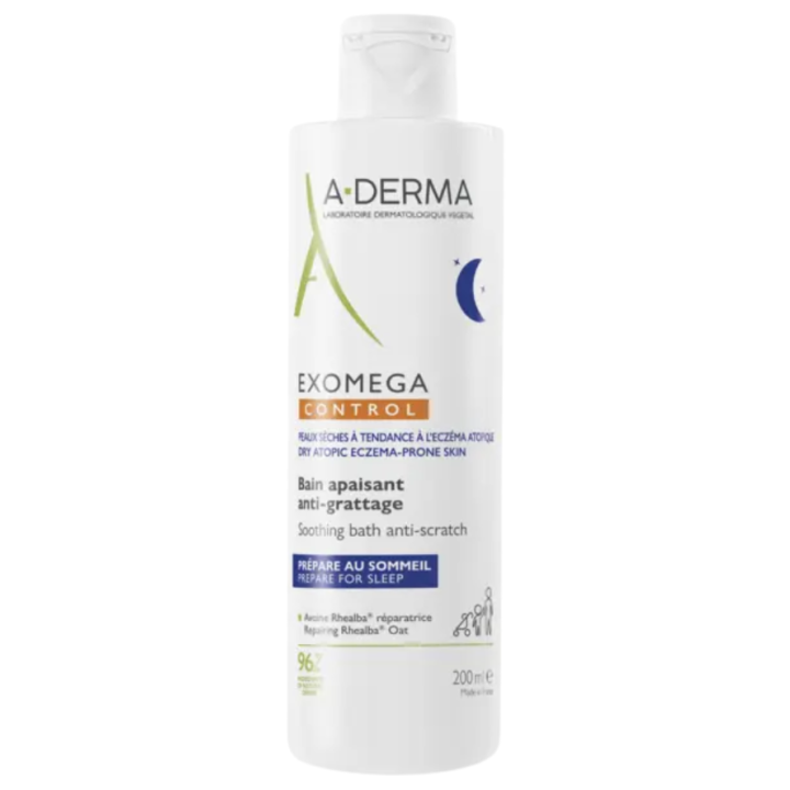 Exomega Control beruhigende Anti-Juckreiz-Bad A-Derma - Flasche mit 200 ml