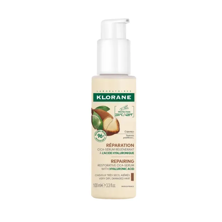 Cica-Serum regenerierend mit Hyaluronsäure und Cupuaçu Klorane - Pumpflasche 100ml