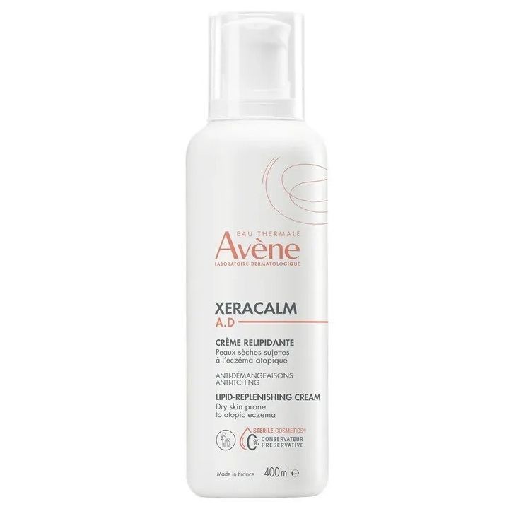 XeraCalm A.D rückfettende Creme Avène - Pumpflasche mit 400 ml