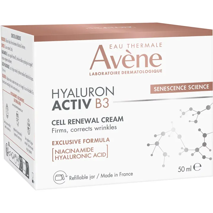 Hyaluron Activ B3 Zellregeneration Creme Avène - 50ml Tiegel