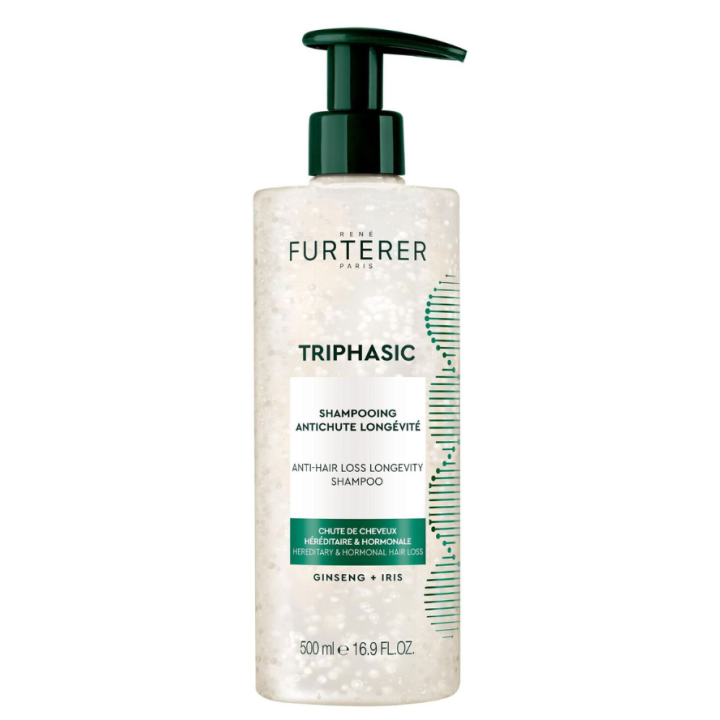 Triphasisches Anti-Haarausfall-Shampoo René Furterer - Pumpflasche 500 ml