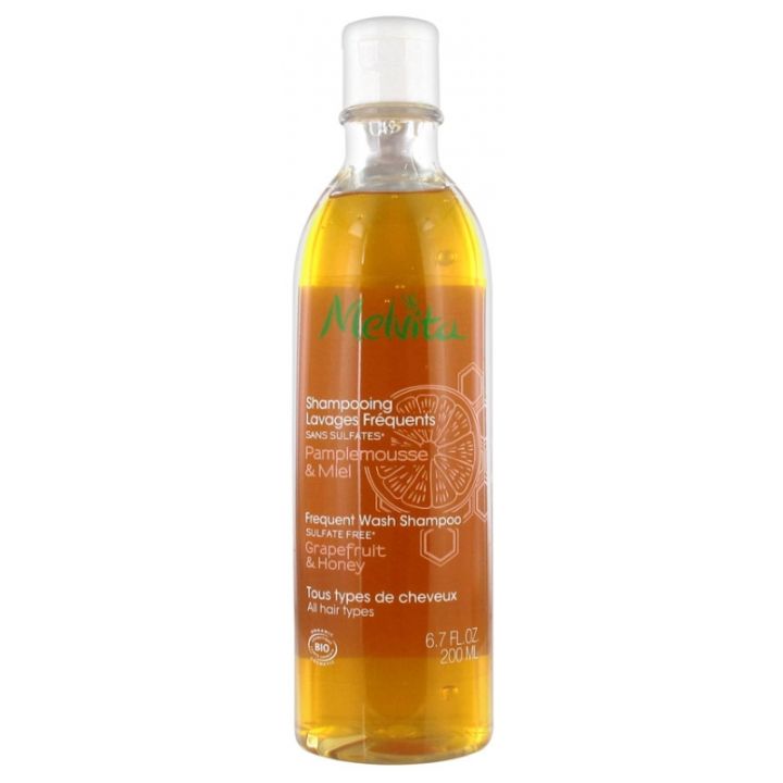 Bio-Shampoo für häufiges Waschen von Melvita - Flasche mit 200 ml