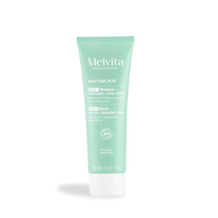 Nectar Pur Maske 3in1 Peeling Melvita - Tube mit 75ml
