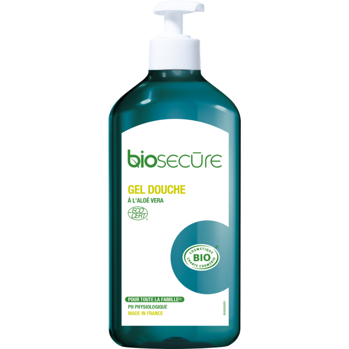 Duschgel mit Bio-Aloe Vera Bio Secure - Pumpflasche 500ml
