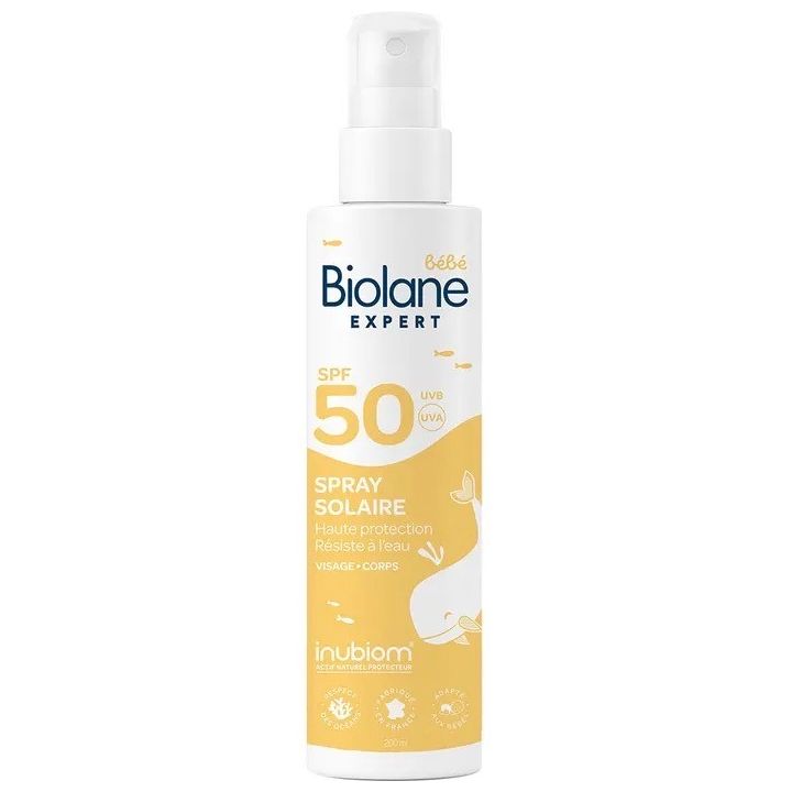 Sonnenschutzcreme Baby SPF50 Biolane - Pumpflasche mit 200 ml