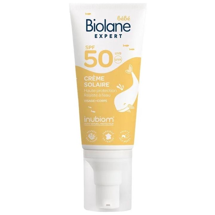 Sonnenschutzcreme Baby SPF50 Biolane - Pumpflasche mit 50ml