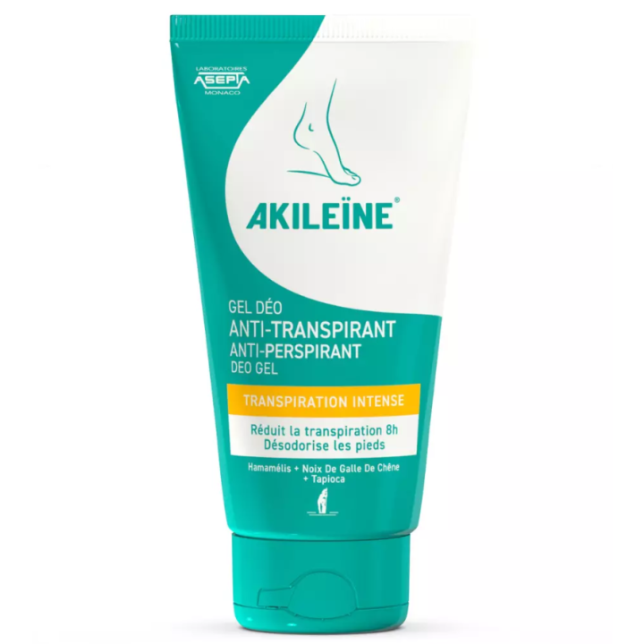Akiléïne - Antitranspirant-Gel gegen starkes Schwitzen - 75ml Tube