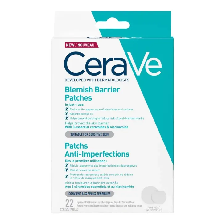 Cerave Anti-Unrein Patchs - Box mit 22 Patchs