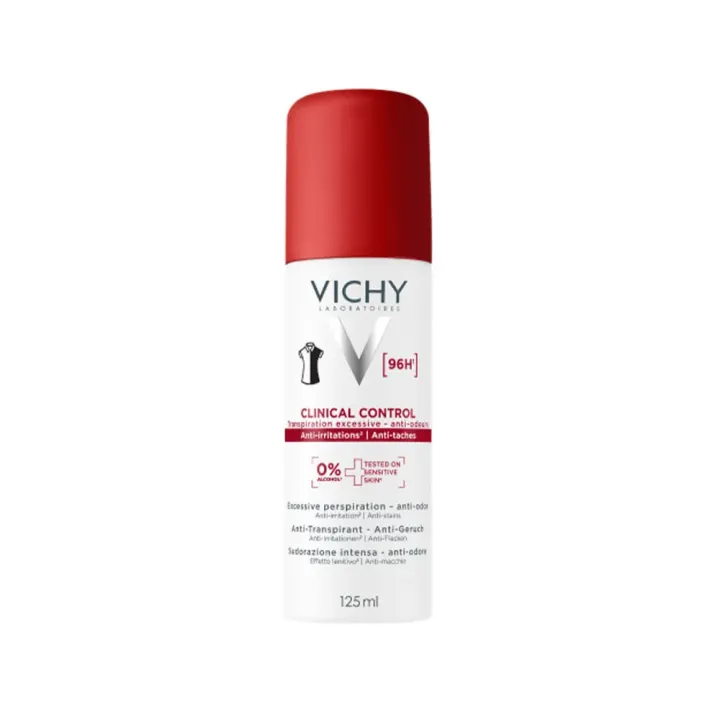 Klinische Kontrolle Antitranspirant 96h Mischhaut Vichy - Spray 125ml