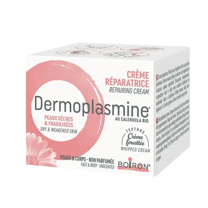 Dermoplasmine Reparaturcreme mit Bio-Kalendula von Boiron - 20g Tiegel