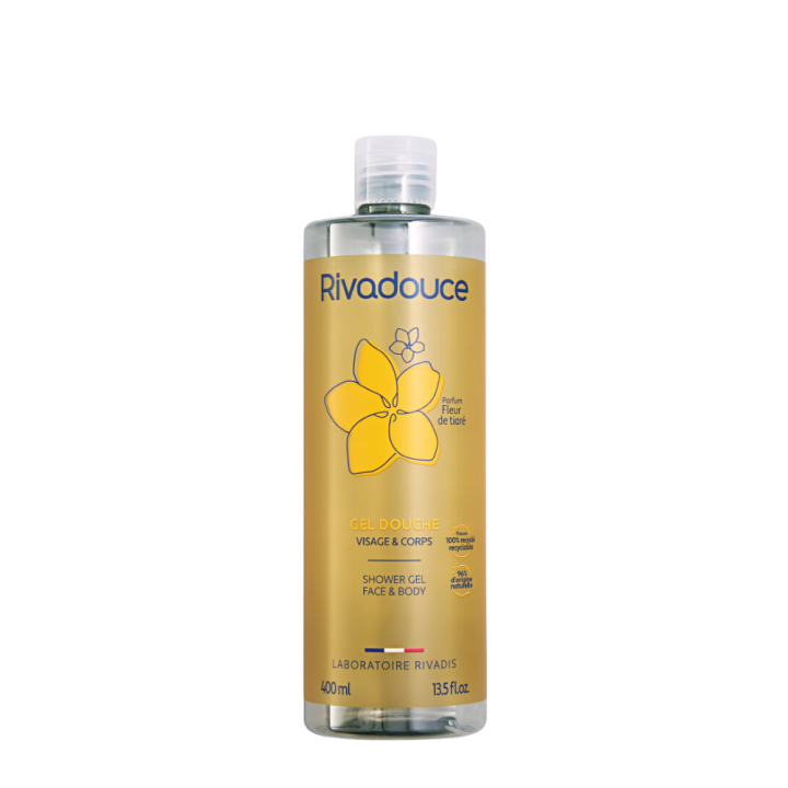 Duschgel Tiaréblüte Rivadouce - Flasche 400 ml