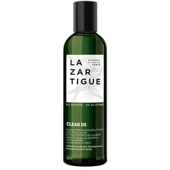 Clear DS Shampoo Kerato-reduzierendes Anti-Schuppen-Shampoo Lazartigue - Flasche mit 200ml