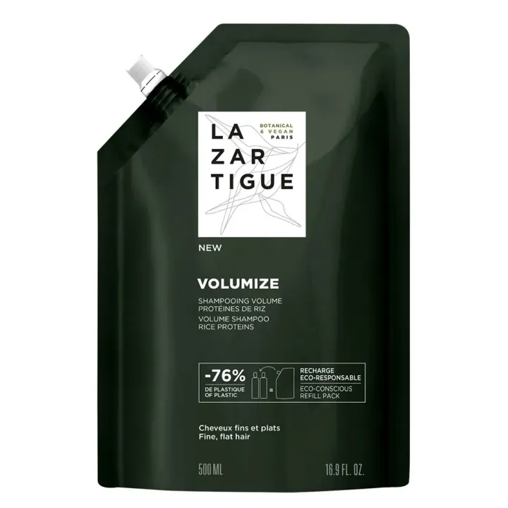 Volumize Shampoo für Volumen Lazartigue - Eco-Nachfüllpackung von 500 ml