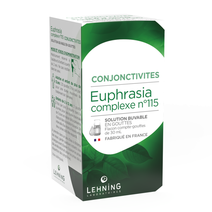 Euphrasia complex Nr. 115 Lehning - 30 ml Tropfflasche