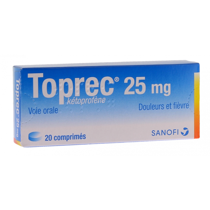 Toprec 25 mg - Packung mit 20 Tabletten